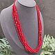 Beads / necklace natural red coral, Beads2, Moscow,  Фото №1