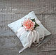 cushion for rings with delicate flower and brooch. Pillows for rings. Young and Happy by Natalia Shapkina. Online shopping on My Livemaster.  Фото №2