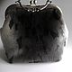 Handbag made from fur and leather on the clasp, Clasp Bag, Samara,  Фото №1