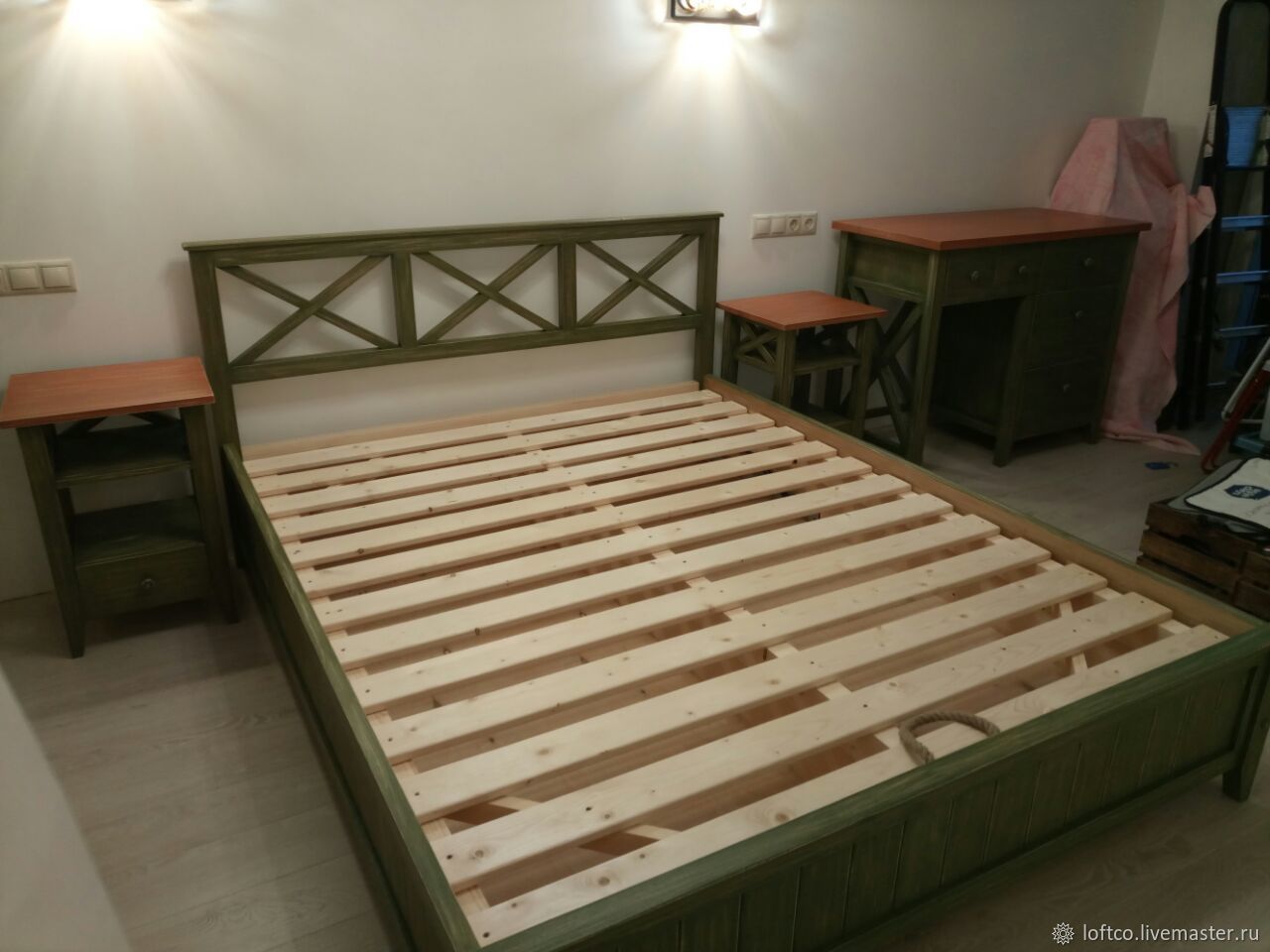 Кровать из массива дуба в интернет-магазине Ярмарка Мастеров по цене ...