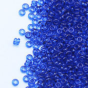 Материалы для творчества handmade. Livemaster - original item Demi Round Beads 11/0 no. YP054 Blue Transparent 5g Japanese Beads. Handmade.