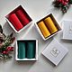 Заказать Подарочный набор свечей “Изумруд” из вощины. JULIET CANDLES BOUTIQUE (juliet-candles). Ярмарка Мастеров. . Свечи Фото №3