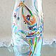 Vase 'Gymnasts'. Painting on glass, Vases, Velikiy Novgorod,  Фото №1