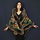 Pavlovo-Posad shawl 'Gypsy Aza' with fox bluefrost, Shawls, Moscow,  Фото №1