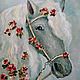 White horse oil Painting, Pictures, Moscow,  Фото №1
