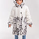 Order White Mouton coat for girls. Kids fur coat. Livemaster. . Childrens outerwears Фото №3