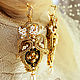 Soutache earrings beaded Rococo. Earrings. LADY-LIZA jewelry shop. My Livemaster. Фото №4