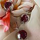 The fruits of love. Earrings and ring with garnet zircons in silver. Jewelry Sets. Marie Miranian 89268911221 (mariemiranian). My Livemaster. Фото №4