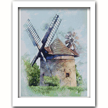 KITS :: CROSS STITCH :: РТО :: M - Старая мельница / Old mill