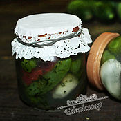 Косметика ручной работы handmade. Livemaster - original item Soap Jar of cucumbers handmade as a gift vegetables. Handmade.