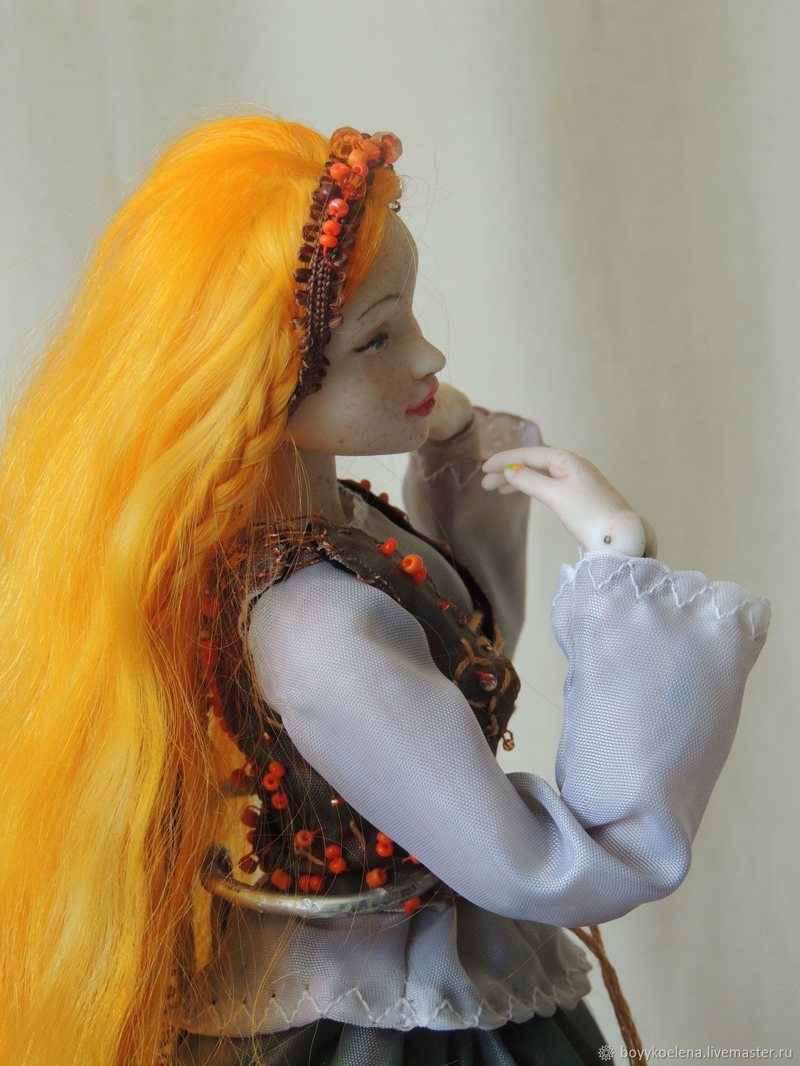 Doll: porcelain. Articulated doll Zlata, Ball-jointed doll, Rostov-on-Don,  Фото №1