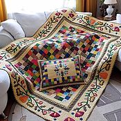 Для дома и интерьера handmade. Livemaster - original item blanket. Set of bedspread pillow 