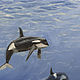 Orca oil painting. Picture. Buy oil painting. Pictures. Pictures. pirogov-maxim. My Livemaster. Фото №4