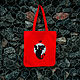 BatCat — red shopper Bag. Shopper. lakotastore. My Livemaster. Фото №6