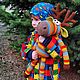 Striped Elk (50cm) knitted toy. Stuffed Toys. GALAtoys. My Livemaster. Фото №4