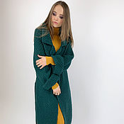 Одежда handmade. Livemaster - original item Green coat for women. Handmade.