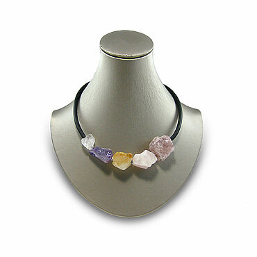 Аксессуары ручной работы. Ярмарка Мастеров - ручная работа Колье-чокер из натуральных камней