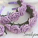 The rim is a wreath of roses out of fabric. Headband. cbzybt. My Livemaster. Фото №4