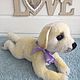 Order The puppy Labrador Beatrice. Toys for the soul. Livemaster. . Stuffed Toys Фото №3