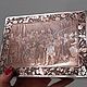Винтаж: 1860-1880гг Посеребренная шкатулка Гравировка по меди. Рембрандт. Без. Шкатулки винтажные. Елена Котунова. Ярмарка Мастеров.  Фото №4