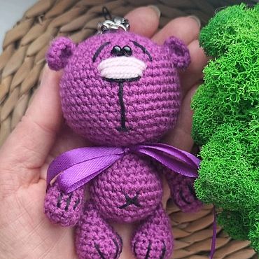 Аксессуары ручной работы. Ярмарка Мастеров - ручная работа Брелок Мишка. Handmade.