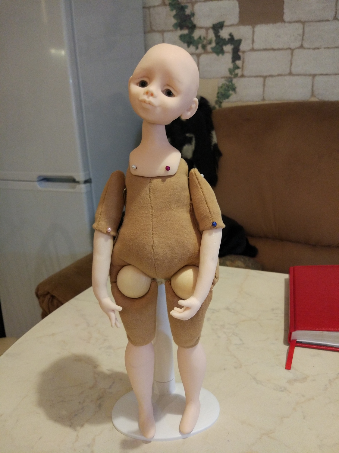 Кукла в смешанной технике из LivinDoll.
