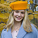 Order Hats: Orange Pill. Novozhilova Hats. Livemaster. . Hats1 Фото №3