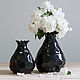 Vase 'Astra Black L'. Vases. Hill & Mill. Online shopping on My Livemaster.  Фото №2
