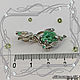 Pendant 'Tropicana-super' 925 sterling silver, natural emeralds. VIDEO. Pendants. MaksimJewelryStudio. My Livemaster. Фото №6