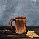 Large mug not glued from Siberian cedar 500 ml. C55, Water Glasses, Novokuznetsk,  Фото №1