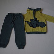 Одежда детская handmade. Livemaster - original item Clothing Sets: Dinosaur Costume. Handmade.