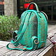 Backpack from Python. Backpacks. exotiqpython. My Livemaster. Фото №5