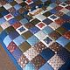 Лоскутное покрывало Зимняя сказка patchwork quilt лоскутное одеяло. Пледы. Лада лоскутные покрывала. Интернет-магазин Ярмарка Мастеров.  Фото №2