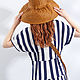 Women's summer hat made of raffia | Cinnamon. Hats1. Lisa Prior Fashion Brand & Atelier. My Livemaster. Фото №4