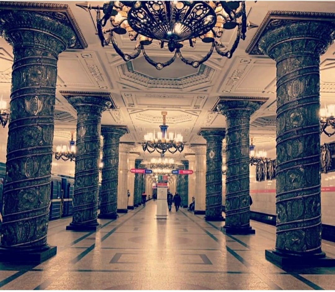 Самая красивая станция метро в петербурге. Метро Автово Санкт-Петербург.