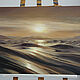 Painting 'Golden Sunset' oil on canvas 50h70 cm. Pictures. Kartiny Vestnikovoj Ekateriny. Интернет-магазин Ярмарка Мастеров.  Фото №2