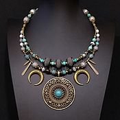 Украшения handmade. Livemaster - original item Two-row ethno necklace. Handmade.
