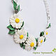 Necklace with daisies. Necklace. Handmade jewelry. Online shopping on My Livemaster.  Фото №2