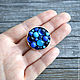 Brooch Bubbles of glass blue color. Brooches. fiorellino. Online shopping on My Livemaster.  Фото №2