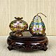 Винтаж: Коллекционные ШКАТУЛОЧКИ  КЛУАЗОНЕ Cloisonne Ручная работа Китай, Шкатулки винтажные, Москва,  Фото №1