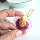 Bright Pendant with Real Royal Geranium Petals Pink Spring. Pendants. WonderLand. My Livemaster. Фото №6