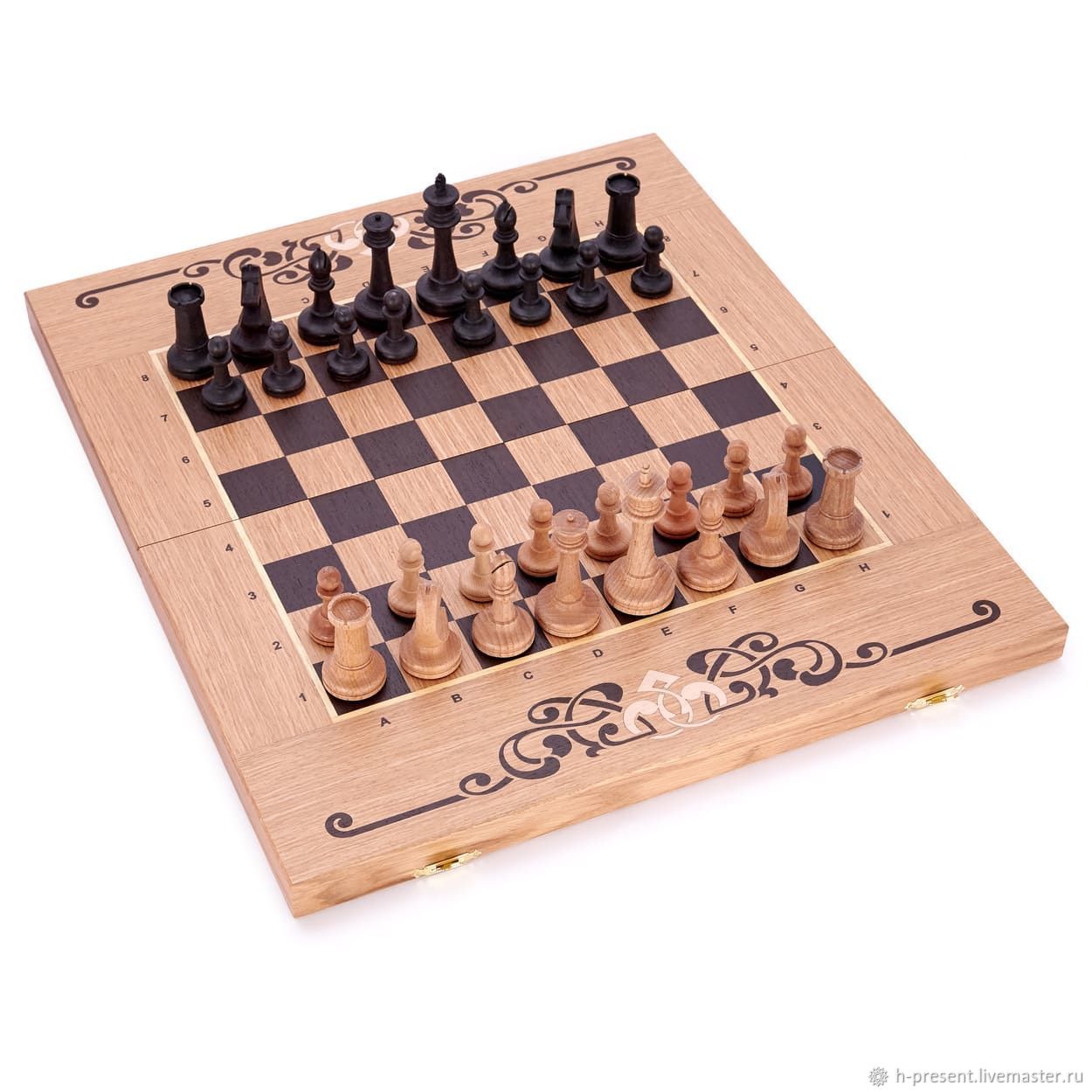 Chess backgammon carved 'Venice', Chess, St. Petersburg,  Фото №1