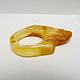 Перстень из янтаря размер 19 P-71, Перстень, Светлогорск,  Фото №1