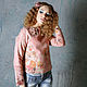 Felted sweatshirt ' Dusty rose', Sweaters, Kamensk-Shahtinskij,  Фото №1