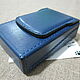 Cigarette case or case for a pack of cigarettes blue. Cigarette cases. Joshkin Kot. My Livemaster. Фото №6