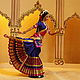 Кукла Индианка, танец Бхаратанатьям. Куклы и пупсы. Лариса Исаева (kuklaelli). Ярмарка Мастеров.  Фото №5