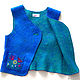 vest: Felted vest ' Coccinella'. Childrens vest. INNA DAWID. Online shopping on My Livemaster.  Фото №2