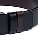 Reversible belt Men's belt Black brown. Straps. AlekssMovins. Online shopping on My Livemaster.  Фото №2