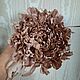 Брошь-цветок из шёлка.12 см, Брошь-булавка, Санкт-Петербург,  Фото №1
