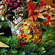Ball with stained glass painting. Christmas decorations. clubakm (clubakm). My Livemaster. Фото №4
